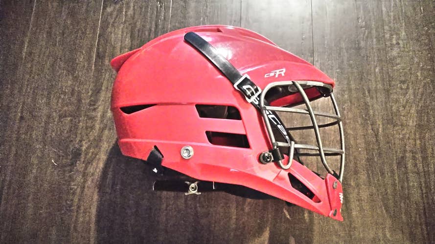 Red Used Youth Player's Cascade CS-R Youth Helmet