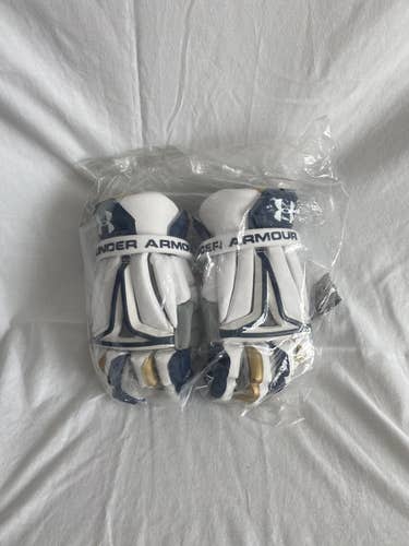 Notre Dame Team Issued Brand New UA 14" BioFit Lacrosse Gloves