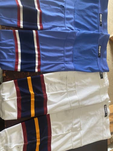 Atlanta Thrashers Baby Blue And White  XL Reebok Pro Stock SX100 Socks