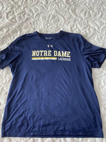 23 Notre Dame Team Issued Under Armour Shooter Shirt
