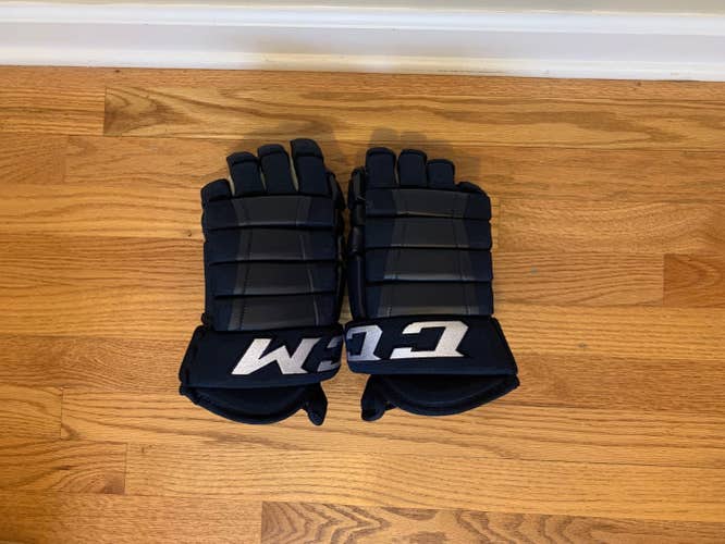 New CCM HG98 Navy Blue Gloves 14”