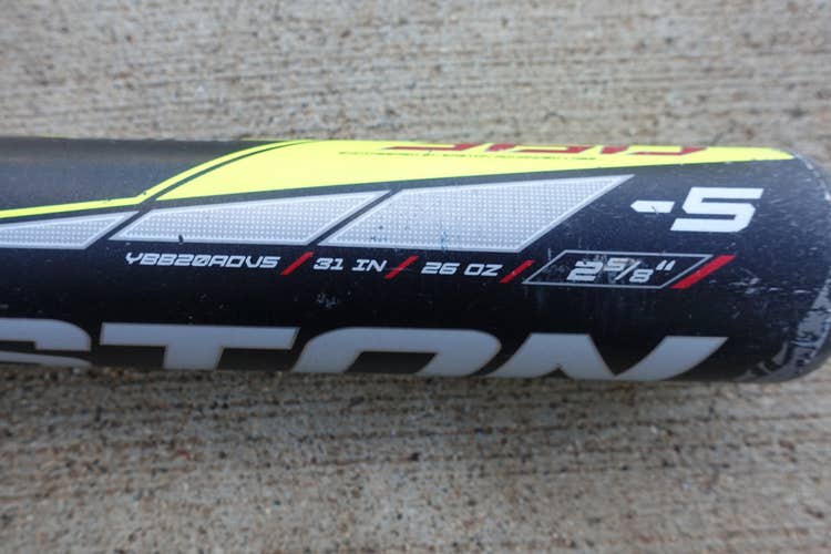 Used 2020 Easton Composite ADV 360 Bat (-5) 26 oz 31"