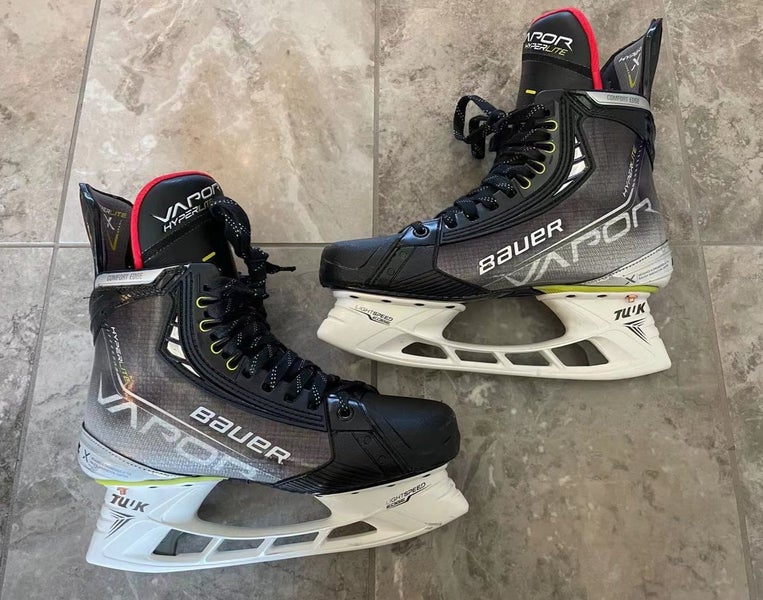 Senior Bauer Vapor Hyperlite Hockey Skates Size 7.5 Fit 3 Used (Worn Once)