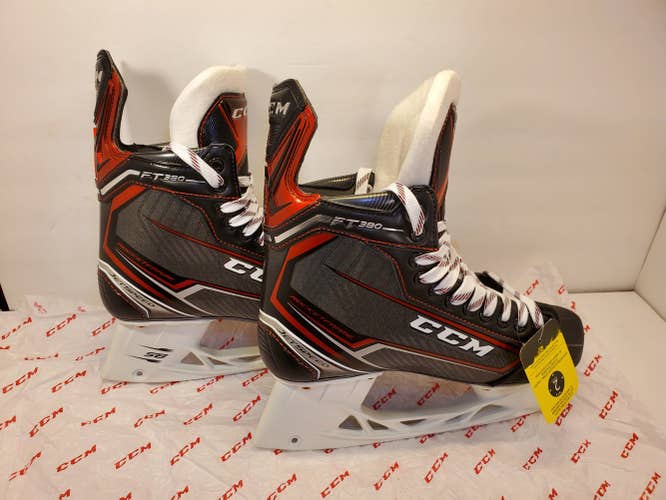 "Brand New" Size 8 Senior CCM JetSpeed FT380 Hockey Skates Regular Width. "NO STEEL"