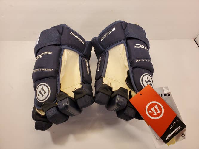 "Brand New" 14" Very Dark Navy Blue Senior Warrior Alpha DX Pro Gloves
