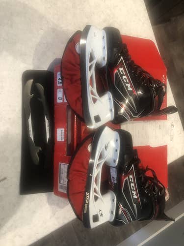 Junior Used CCM JetSpeed FT2 Hockey Skates Regular Width Size 4.5