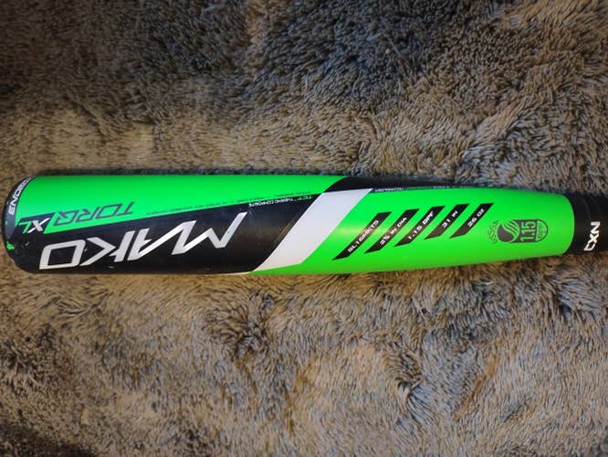 Used Kid Pitch (9YO-13YO) USSSA Certified Easton Composite Mako Bat (-5) 26 oz 31"