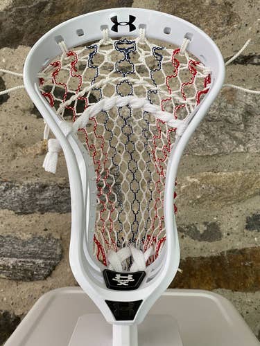 White New FOGO Under Armour Strung Command X Head