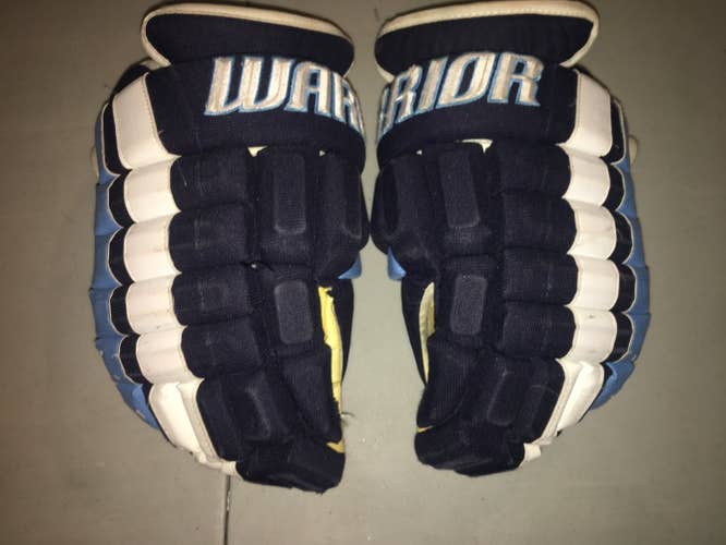 Blue Used Senior Warrior Bonafide X Gloves 14"