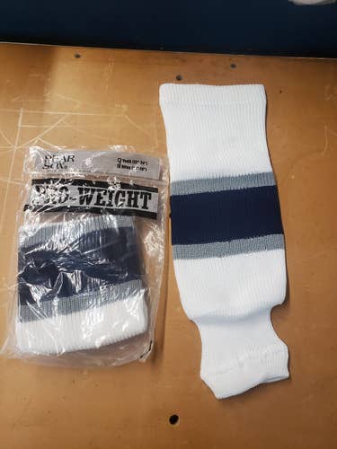 Oilers 2001 3rd Jersey White Mite New Socks