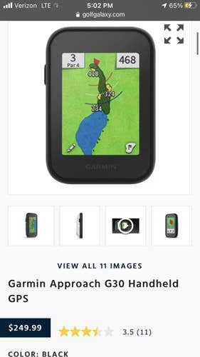 Garmin Approach G30 Handheld Golf GPS
