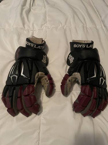 Boys Latin Varsity Team Issued Black Under Armour Lacrosse Gloves