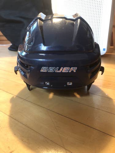 Navy Large Bauer Pro Stock Re-Akt Helmet