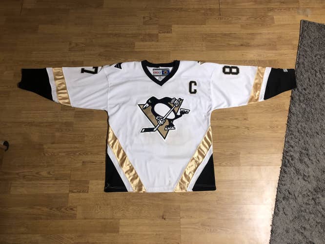Retro Sidney Crosby 2007-08 Penguins Away Jersey