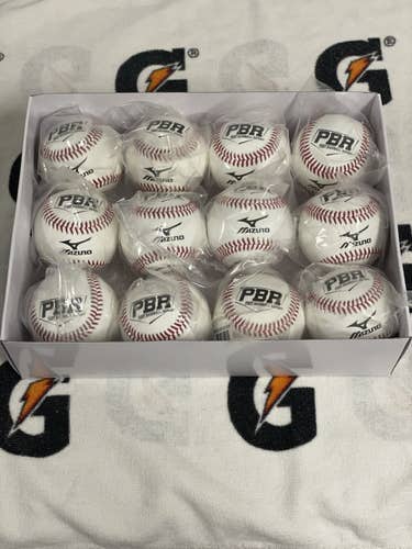 ( RARE ) PBR MIZUNO BASEBALLS ( 1 DOZEN )
