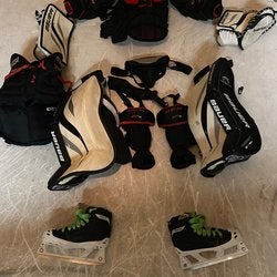 Used 22" Regular Goalie Full Set