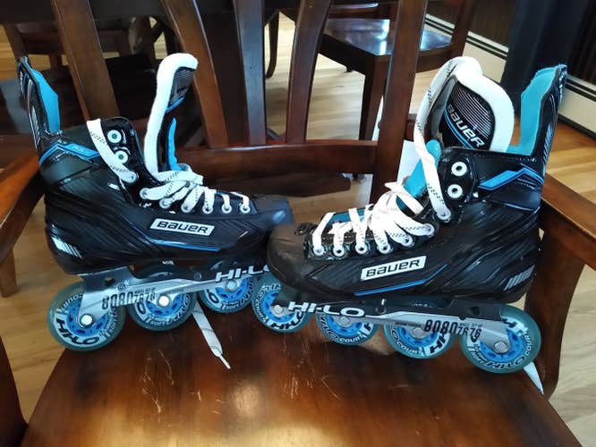 Senior Used Bauer RSX Inline Skates Regular Width Size 7