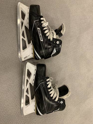Senior Used Bauer Supreme S190 Hockey Goalie Skates Regular Width Size 7