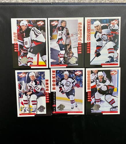 Vintage 1997 Buffalo Sabres Hockey Trading Cards Lot - ROOKIE CARD INCLUDED