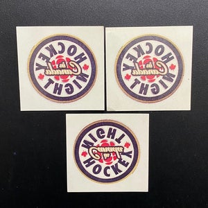 VINTAGE HOCKEY NIGHT IN CANADA REMOVABLE TATOOS - 3 Pack
