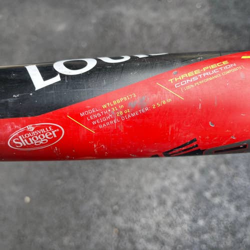 Used BBCOR Certified Louisville Slugger Prime (-3) 31" Bat