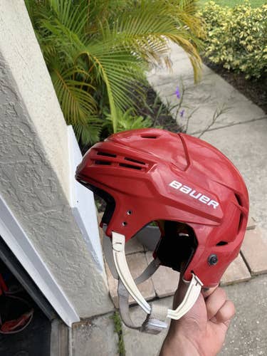 Red Used Small Bauer  Re-Akt Helmet