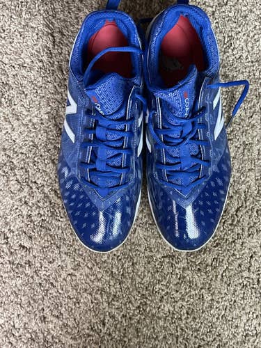 Blue Used Molded Cleats Low Cut Compv1