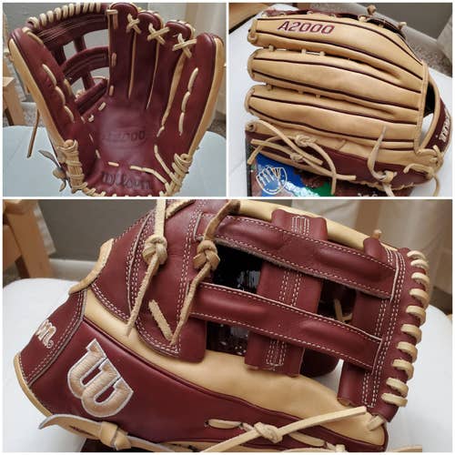 Used Wilson Right Hand Throw A2000 Baseball Glove 12.75"