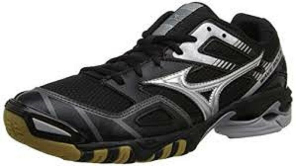 meer moeder Thermisch NIB Mizuno Wave Bolt 3 Indoor Volleyball Shoes Black/Grey Size 6 |  SidelineSwap