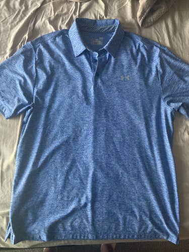 Under Armour Blue Golf Shirt