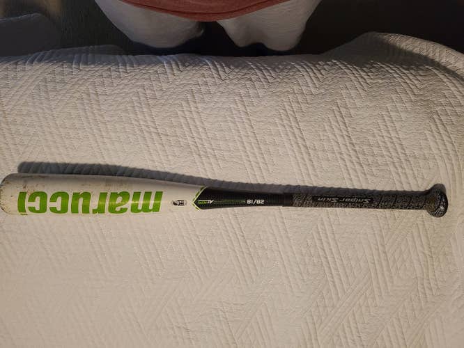Used Kid Pitch (9YO-13YO) USSSA Certified 2018 Marucci Alloy Hex Alloy Bat (-10) 18 oz 28"