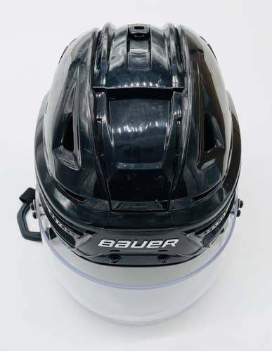 Bauer Re-akt 150 NHL Pro Stock Hockey Helmet W/ Oakley Visor-Medium-Black