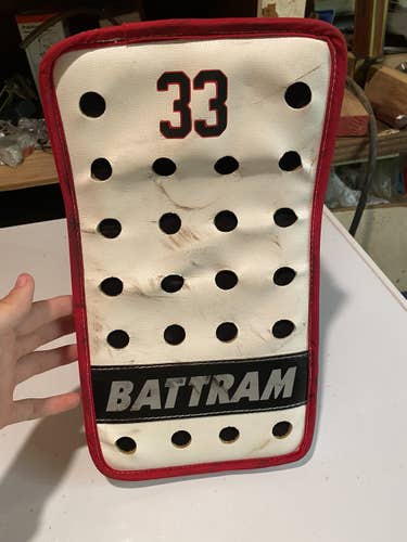 Battram custom goalie glove and blocker