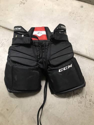 Black Intermediate Large CCM e2.9 Hockey Goalie Pants