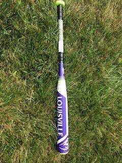 White Used Kid Pitch (9YO-13YO) Louisville Slugger Composite Xeno Bat (-11) 19 oz 30"