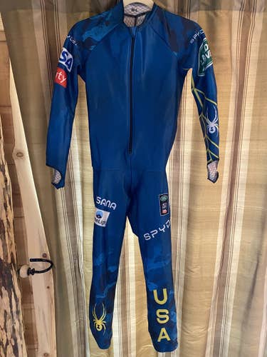 U.S Ski Team DH - Unisex New Medium Spyder Ski Suit FIS Legal