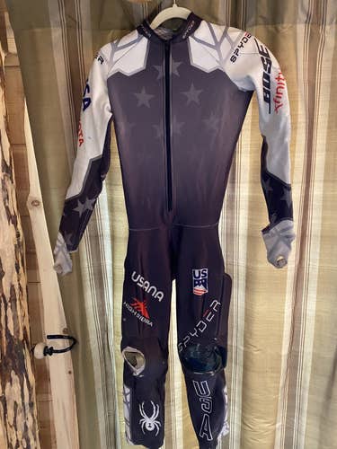 U.S Ski Team GS - Unisex Used Medium Spyder Ski Suit FIS Legal