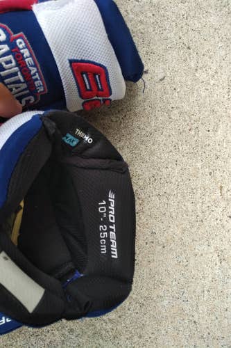 Used Bauer Vapor Pro Team Gloves 10"