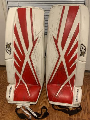 Red Junior 27+1 Brian's Subzero 7.0 Goalie Leg Pads