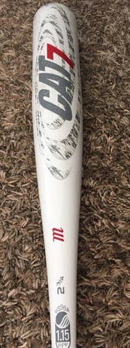 Used Kid Pitch (9YO-13YO) USSSA Certified Marucci Alloy CAT 7 Bat (-10) 21 oz 31"