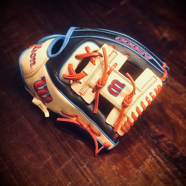 2021 A2000 DP15SS 11.5" Baseball Glove - Tropical Blue, Custom Lace - *Firm Price, No Trades*