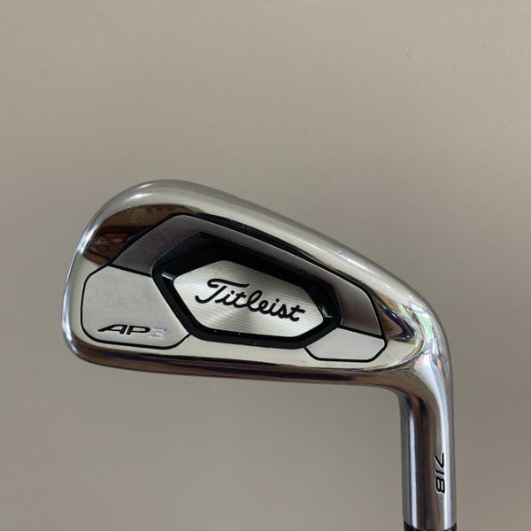 Used Right Handed Titleist Ap3 Stiff Flex Steel Shaft Iron Set