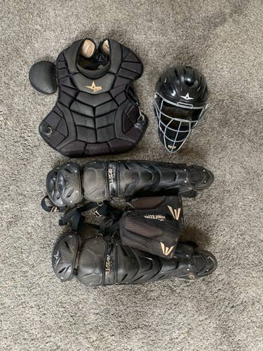 Adult All Star System 7 Catcher's Set BAG INCLUDED