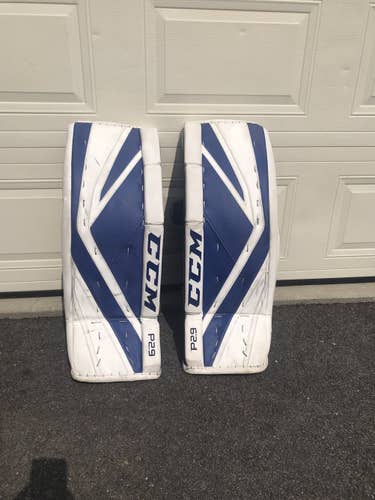 Blue/White 32"+1 CCM Premier P2.9 Goalie Leg Pads