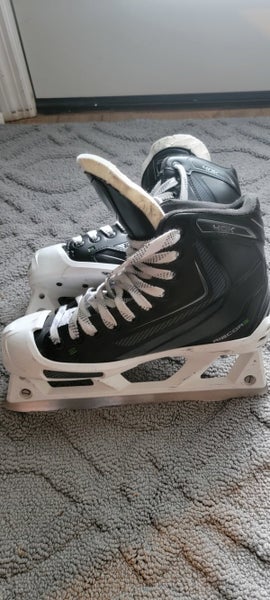 Junior Used CCM RIBCOR 40K GOALIE SKATES Regular Width Size 5