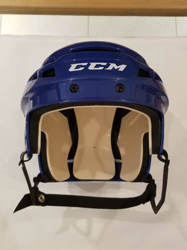 New Pro Stock CCM Vector V08 Medium Helmet Royal Blue