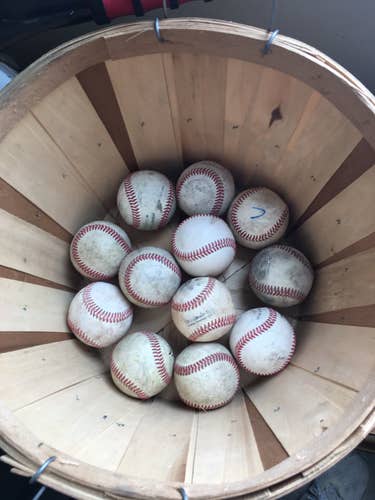 Baseballs 12 Baseballs Used