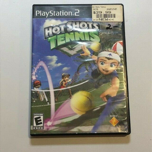 Hot Shots Tennis PS2 Black Label Play Station 2 - Complete