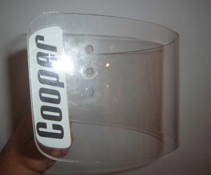 VINTAGE COOPER CFG VISOR 1990'S HALF SHIELD