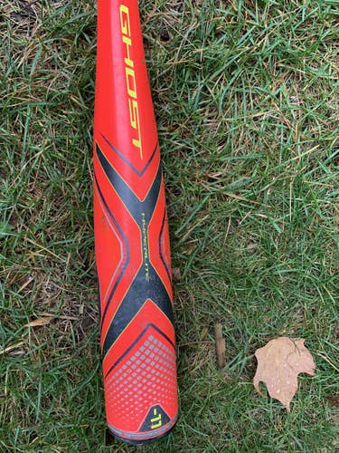 Used Kid Pitch (9YO-13YO) 2018 Easton Composite Ghost X Bat (-11) 17 oz 28"